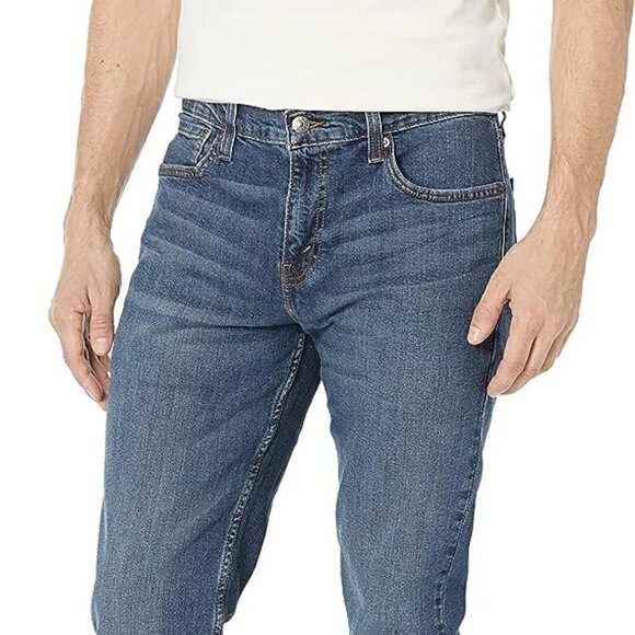 Levi Signature  S26 Skinny Men's Premium Flex Blue Jeans (Size 36 x 30) NWT - Picture 1 of 9